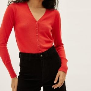 Everlane The Cotton–Merino Cardigan